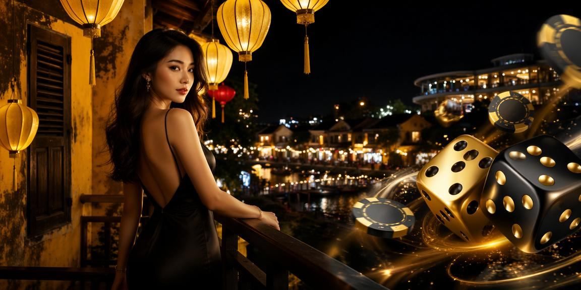 Trò chơi tài xỉu xúc xắc tại chợ đêm Hội An