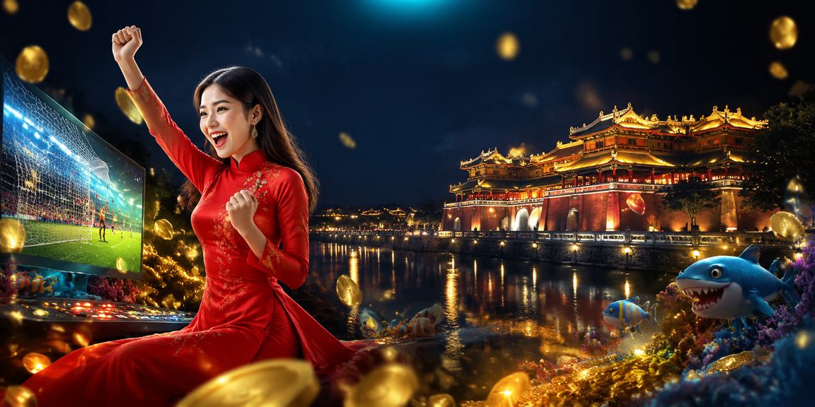 Người dùng Huế trong trang phục áo dài truy cập casino mach3
